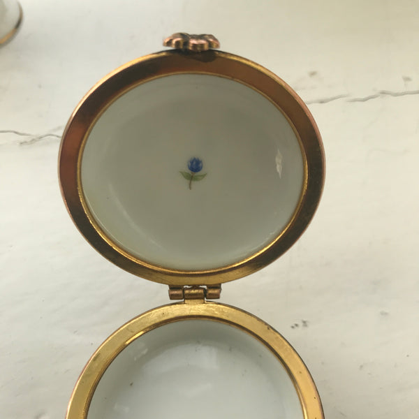 Vintage Del Prado Porcelain Pill Box