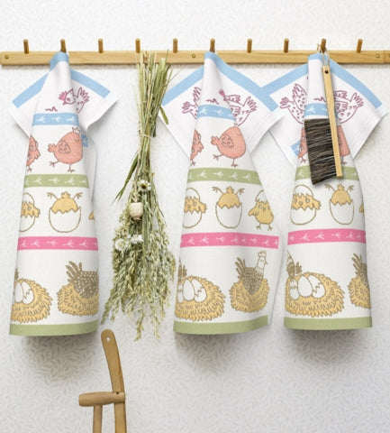 EKELUND "Chicken" Organic Cotton Decorative Hand Towel 35 x 50 cm NEW