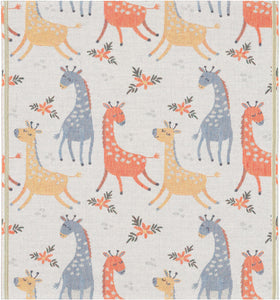 EKELUND 'Giraffer' Brushed Baby Blanket 70 x 75 cm