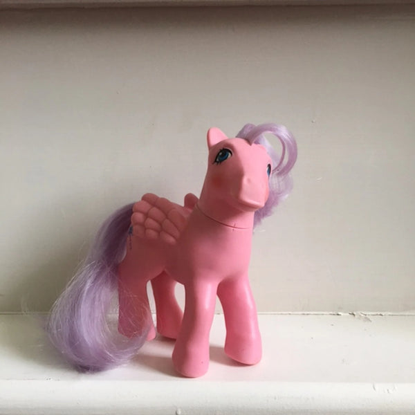 Vintage G1 My Little Pony Pegasus North Star 1984 with bird brush