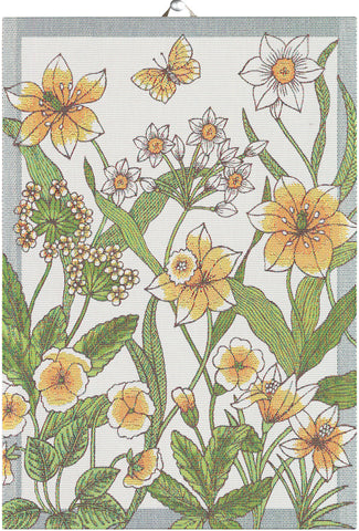 EKELUND "Daffodil" Organic Cotton Decorative Hand Towel  35 x 50 cm NEW