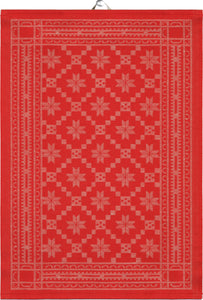 EKELUND "Åtterbladrose" Organic Cotton Decorative Hand Towel  35 x 50 cmj