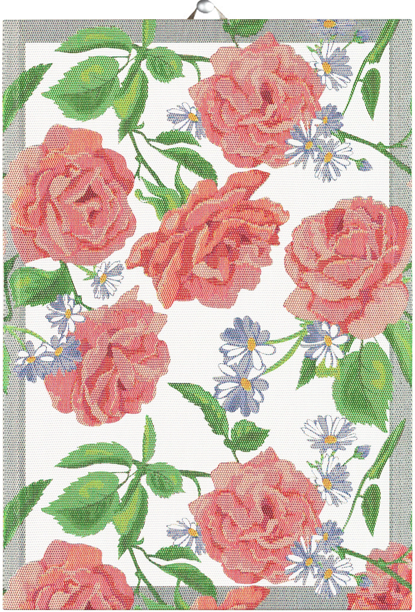 EKELUND "Rosy" Organic Cotton Decorative Hand Towel  35 x 50 cm