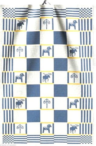 EKELUND "Sverige" Organic Cotton Decorative Hand Towel  35 x 50 cm