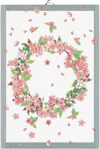 EKELUND "Vårkrans" Organic Cotton Decorative Hand Towel  35 x 50 cm